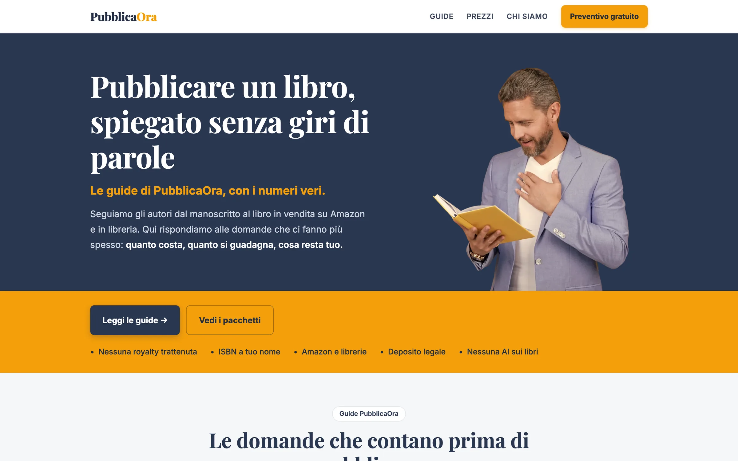 PubblicaOra: pagina su computer